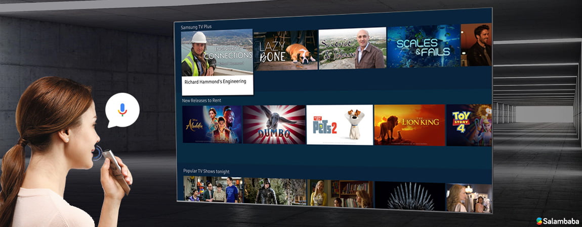 دنیای هوشمند تلویزیون 2020 سامسونگ Q80T